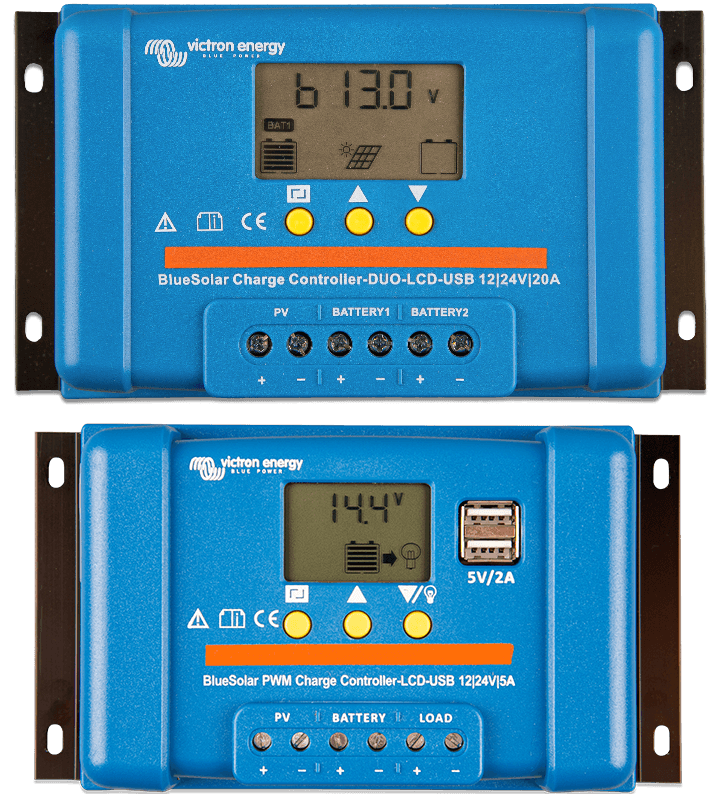 BlueSolar PWM ladningskontrol enhed (DUO) LCD&USB