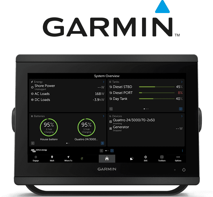 Marine MFD GX integration – Garmin