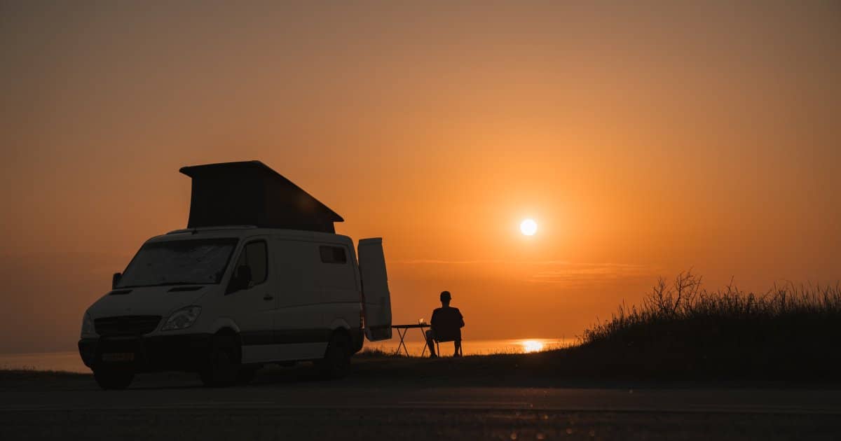 Van life with induction hob