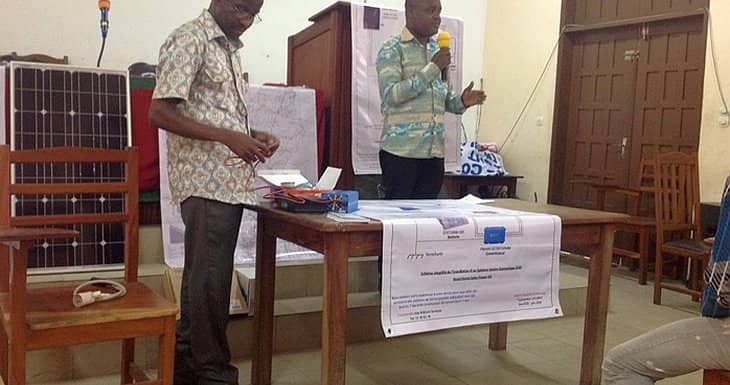 Victron Energy training in the Republic of Benin