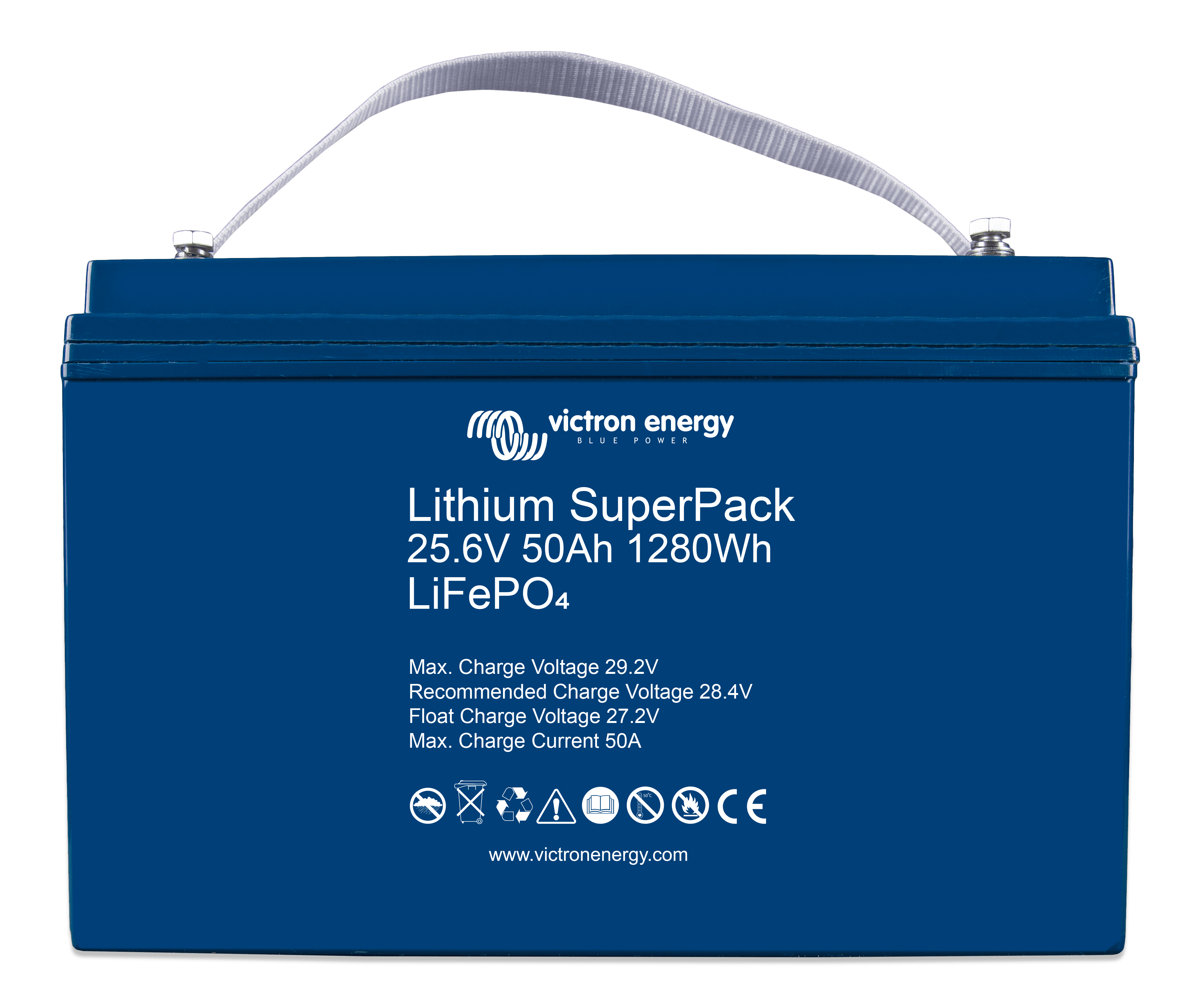 Lithium SuperPack 25.6V 50Ah 1280Wh (front)  thumbnail