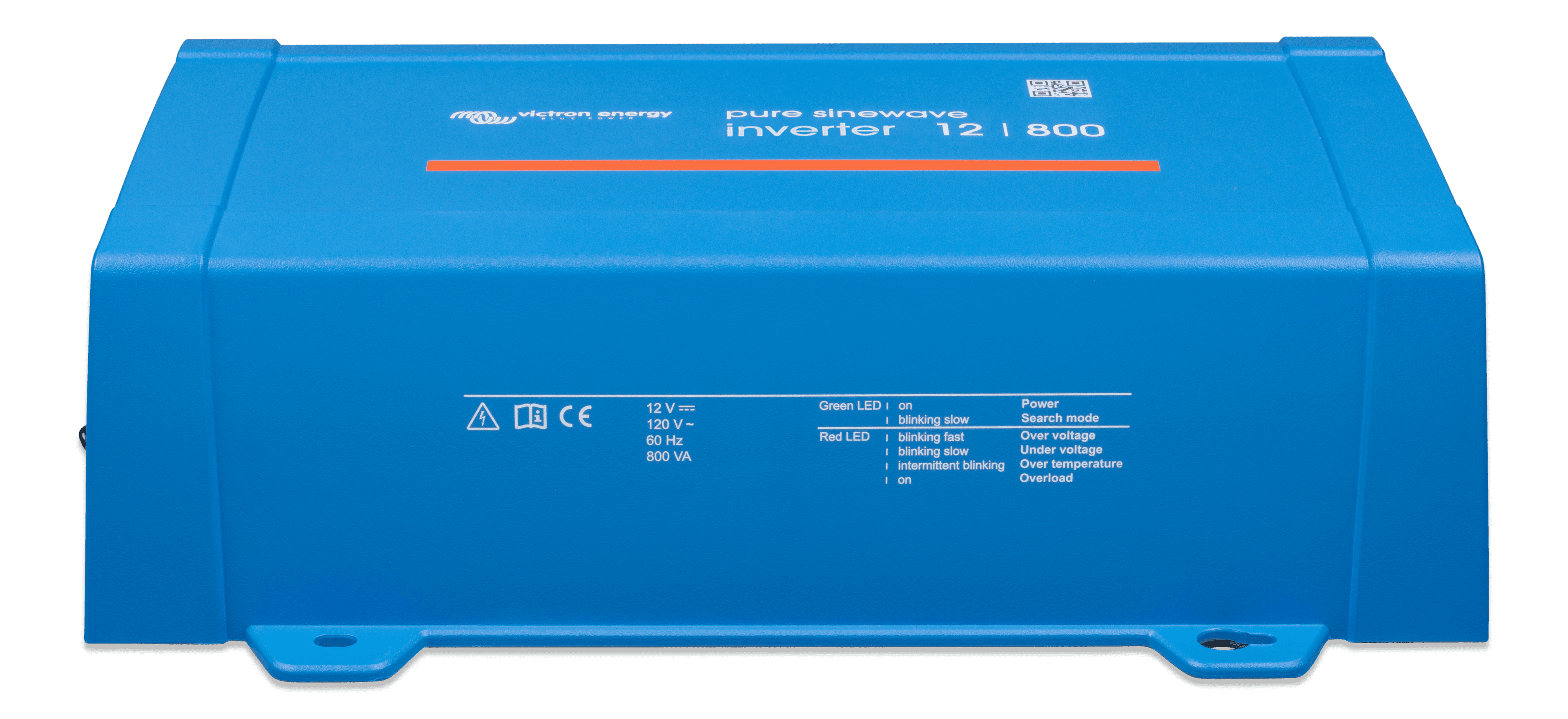 Inverter 12V 800VA 120V VE.Direct NEMA 5-15R (front)  thumbnail