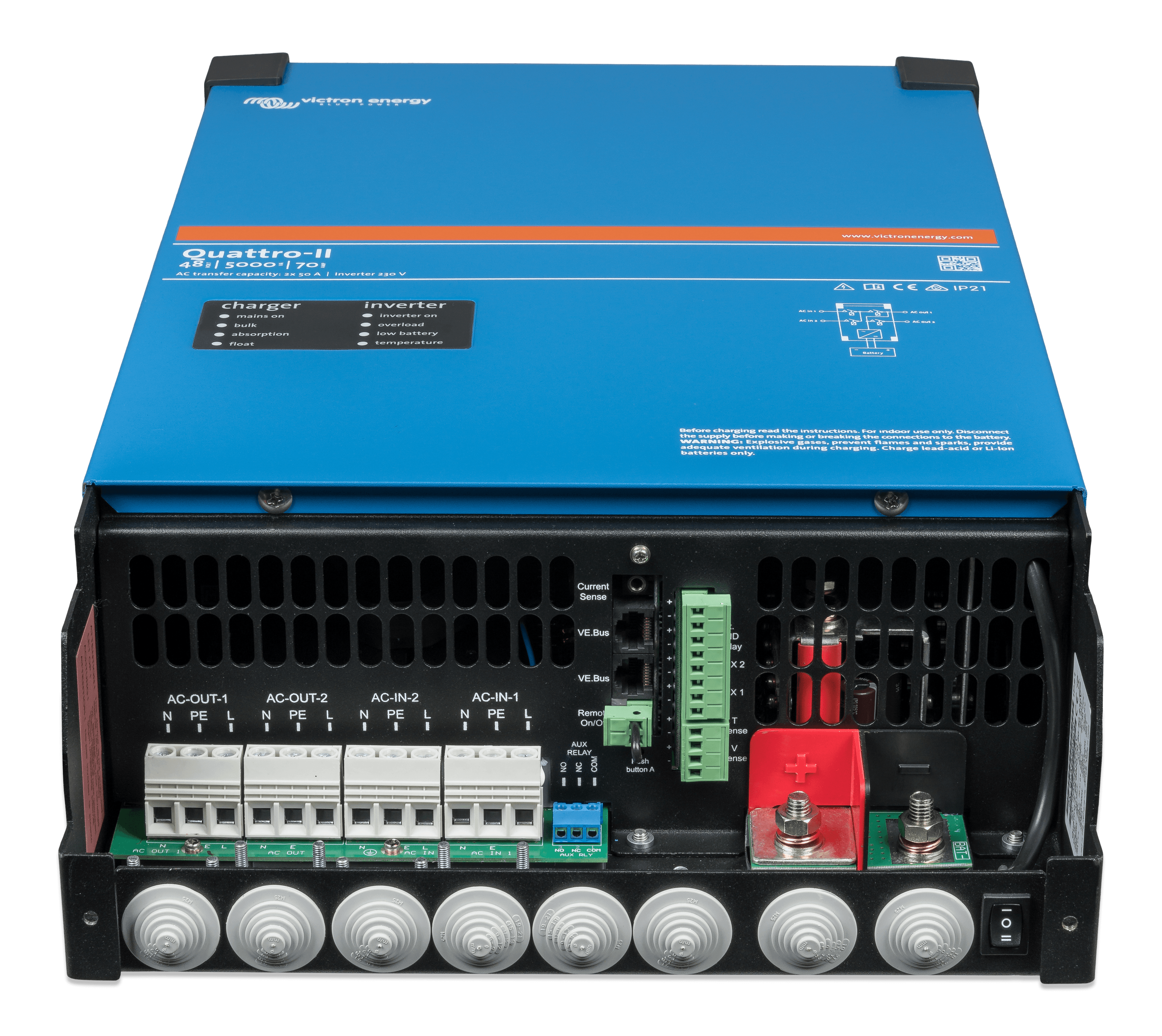 Quattro-II 48/5000/70-50/50 (connector open bottom)  thumbnail