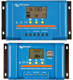 BlueSolar PWM ladningskontrol enhed (DUO) LCD&USB