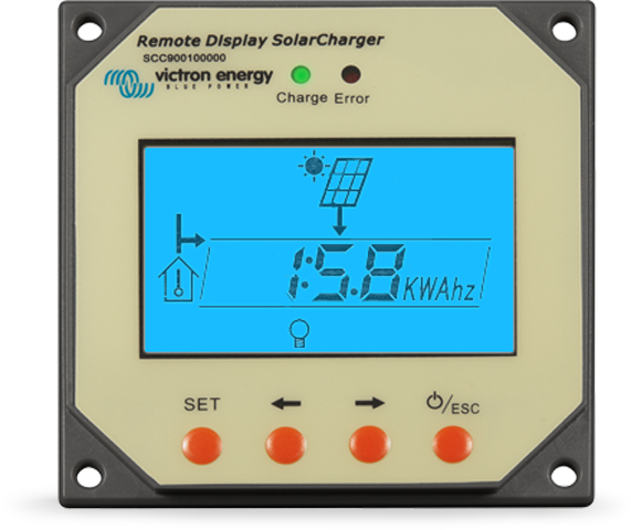 Fjernstyringspanel for 12/24 V-20 A (DUO)