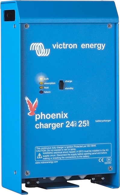 Phoenix-oplader 12 / 24 volt
